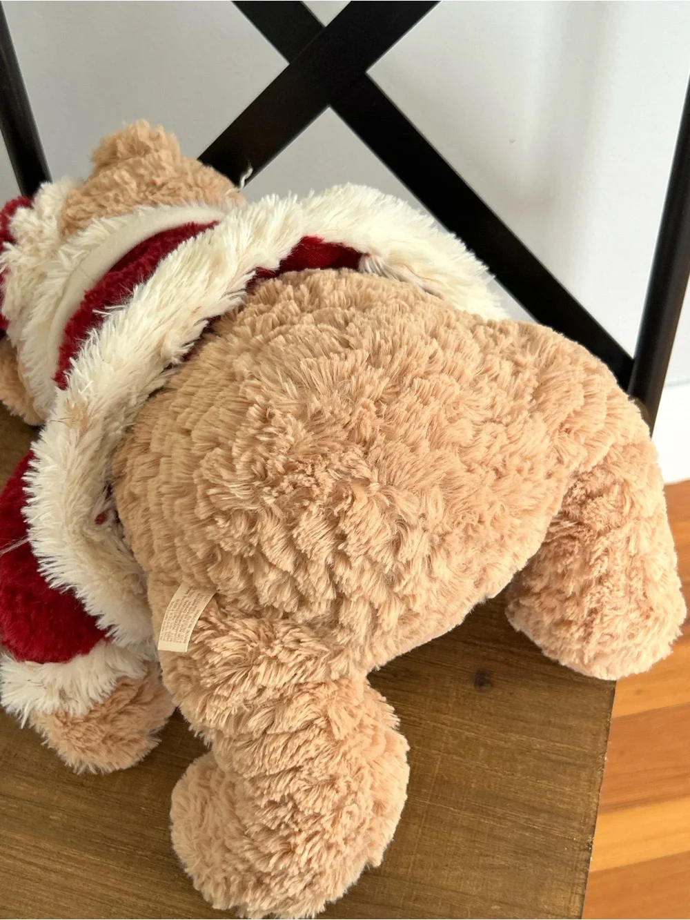 Dan Dee Holiday Teddy Bear Plush Santa Outfit Christmas soft collector bear